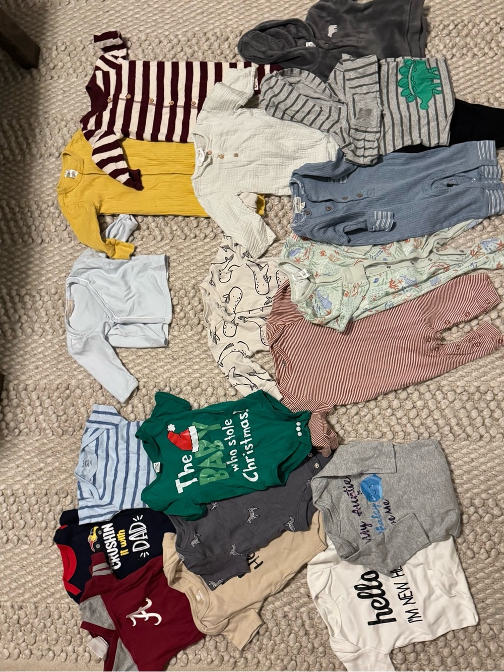 Mixed Baby Onesies & Sleepers Bundle - Multicolor